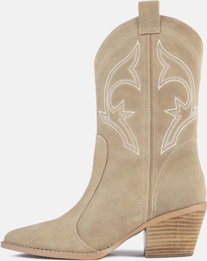 L37 HANDMADE SHOES Enkellaarsje 'ONLY WANT YOU' camel