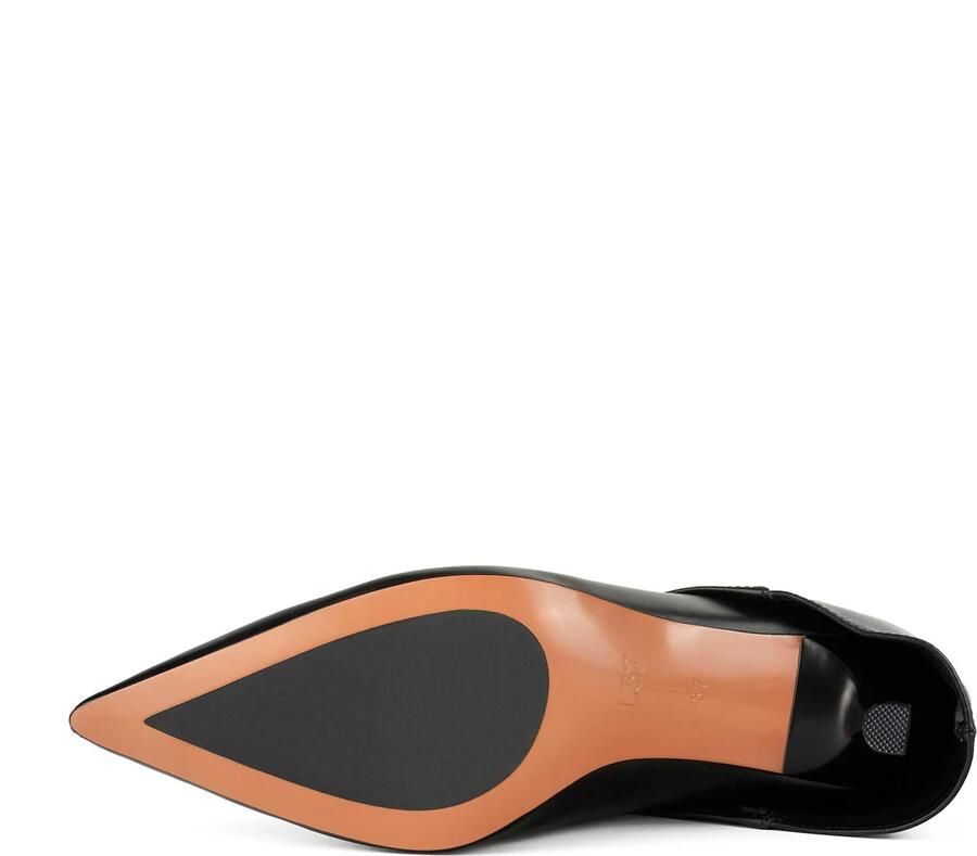 L37 HANDMADE SHOES Enkellaarsje 'SENSE OF PRIDE' zwart