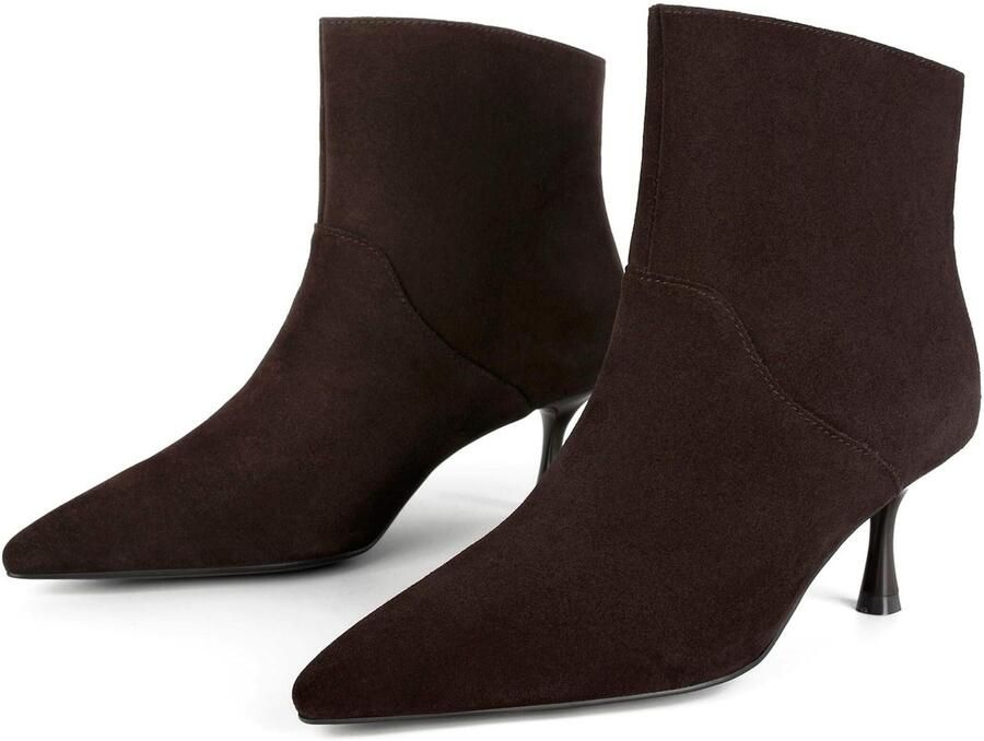 L37 HANDMADE SHOES Enkellaarsje 'SUPERLUMINAL' bruin