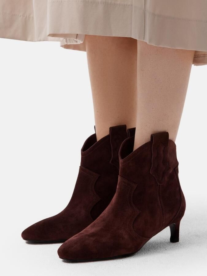 L37 HANDMADE SHOES Enkellaarsje 'TEXAS WIND' bourgogne - Foto 2