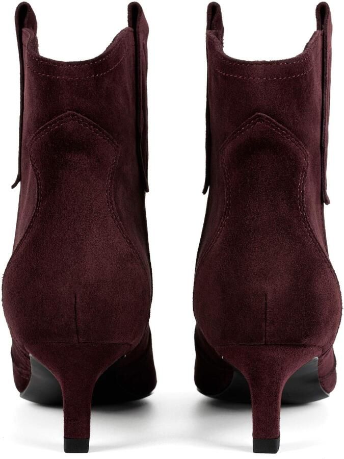 L37 HANDMADE SHOES Enkellaarsje 'TEXAS WIND' bourgogne - Foto 3