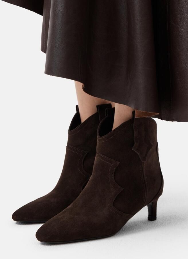 L37 HANDMADE SHOES Enkellaarsje 'TEXAS WIND' bruin - Foto 4