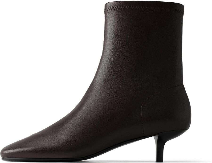 L37 HANDMADE SHOES Enkellaarsje 'YET UNKNOWN' bruin
