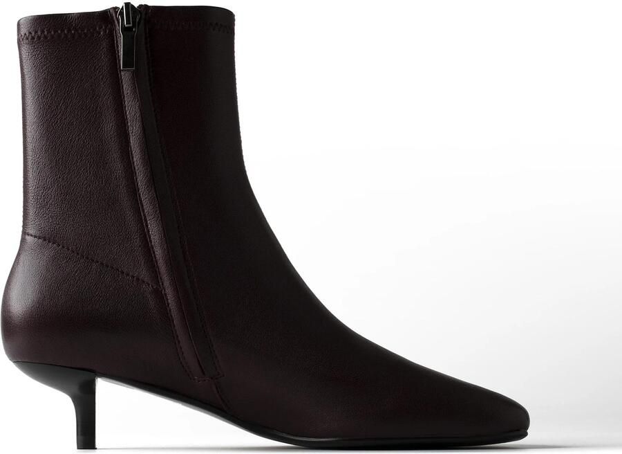 L37 HANDMADE SHOES Enkellaarsje 'YET UNKNOWN' rood - Foto 4