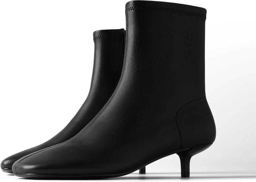 L37 HANDMADE SHOES Enkellaarsje 'YET UNKNOWN' zwart - Foto 5
