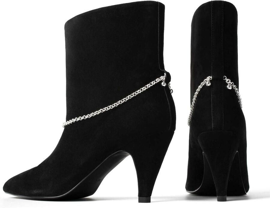 L37 HANDMADE SHOES Enkellaarsje 'ZINA' zwart - Foto 4