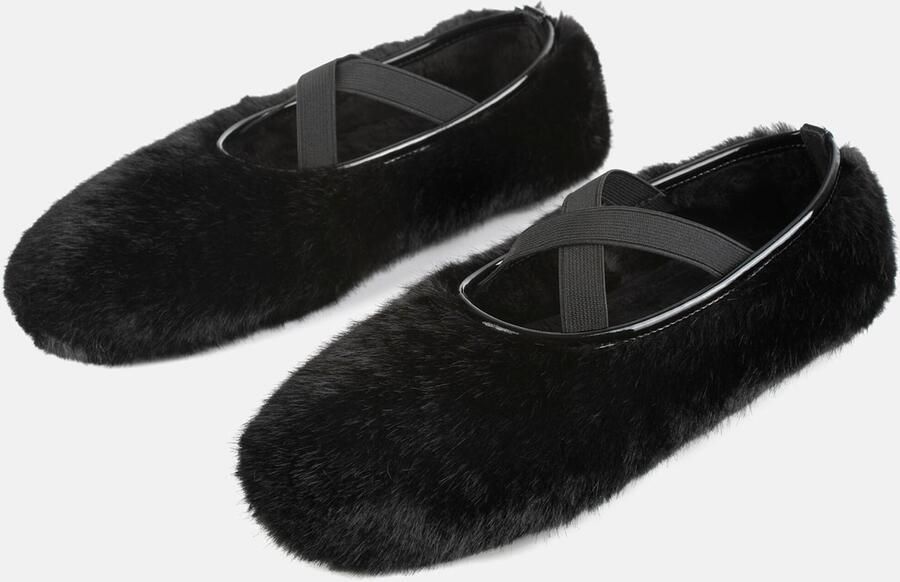 L37 HANDMADE SHOES Instappers 'BLACK LOTUS' zwart - Foto 2