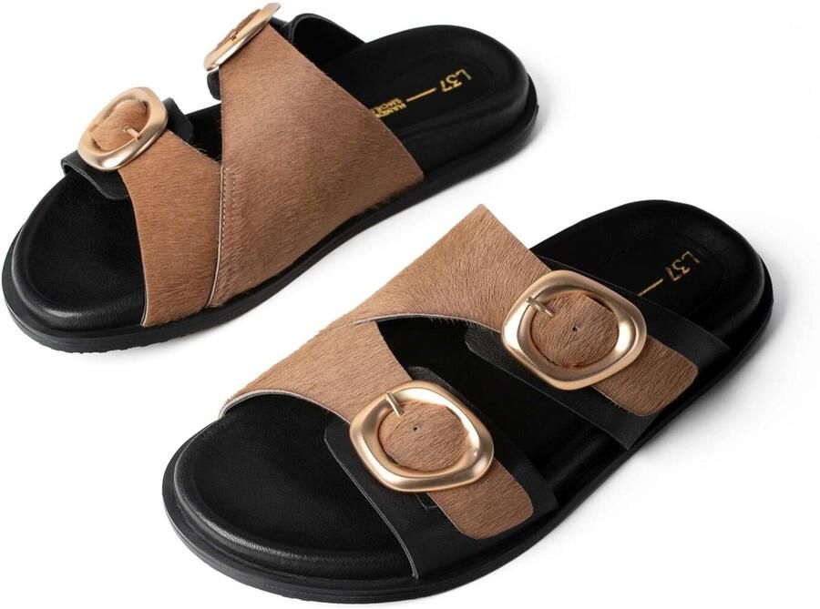 L37 HANDMADE SHOES Instappers 'STAY UNTIL TOMORROW' camel - Foto 2