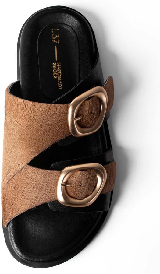 L37 HANDMADE SHOES Instappers 'STAY UNTIL TOMORROW' camel - Foto 3