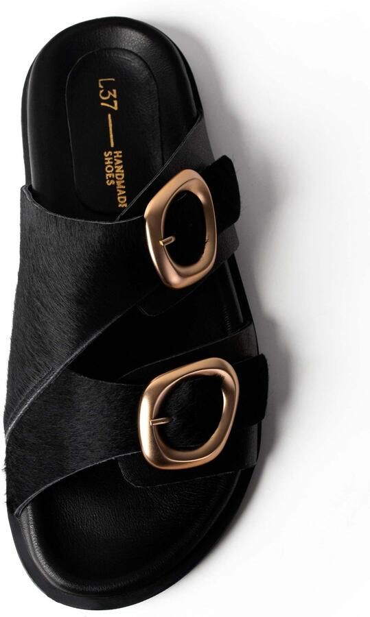L37 HANDMADE SHOES Instappers 'STAY UNTIL TOMORROW' zwart - Foto 3