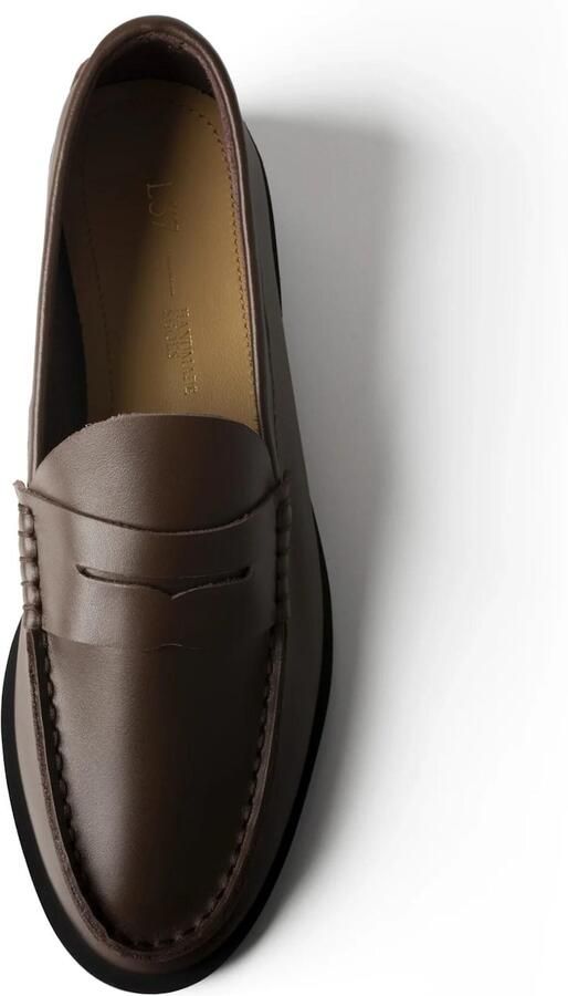 L37 HANDMADE SHOES Instappers 'TO MAKE IT EASIER' chocoladebruin - Foto 3