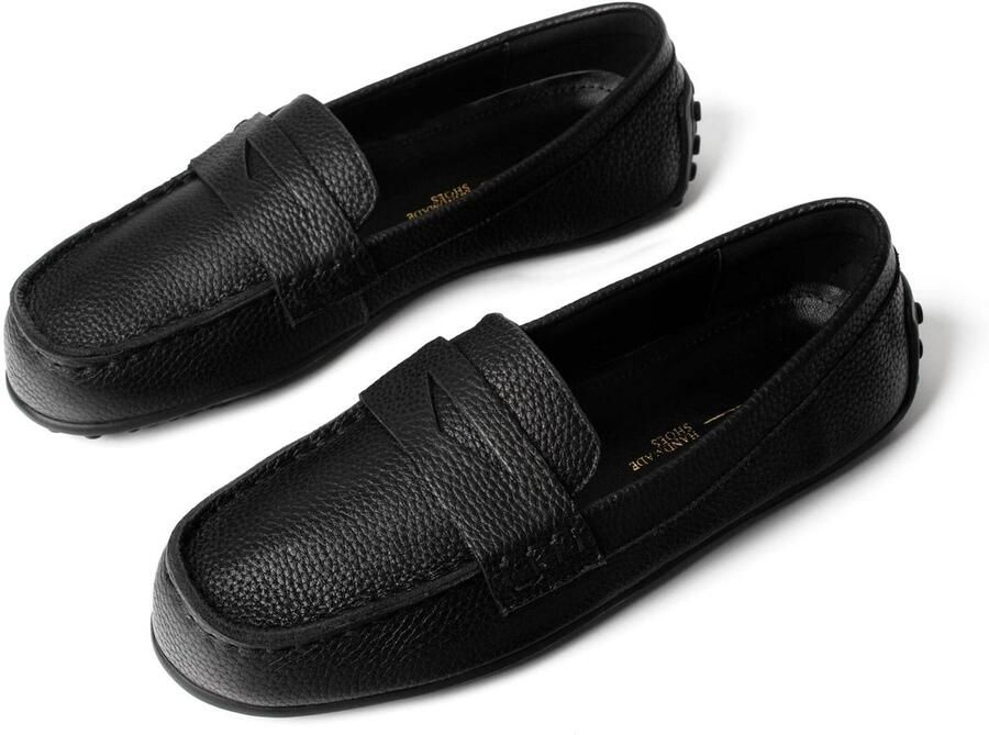 L37 HANDMADE SHOES Mocassins 'AFTER THE RAIN FALLS' zwart - Foto 2