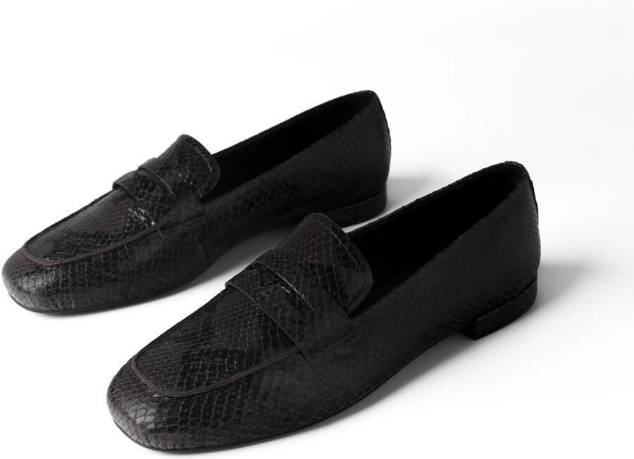 L37 HANDMADE SHOES Mocassins 'QUIET WINTER MORNING' donkerbruin - Foto 2