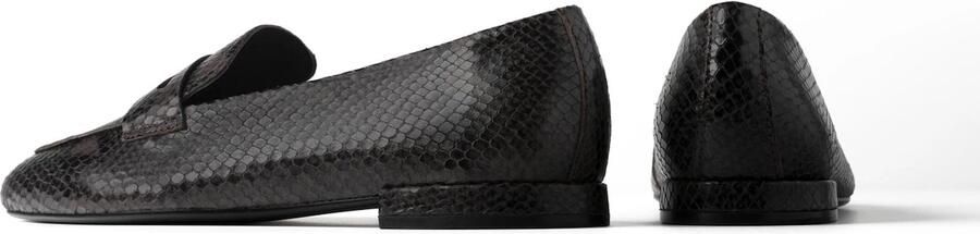 L37 HANDMADE SHOES Mocassins 'QUIET WINTER MORNING' donkerbruin - Foto 6