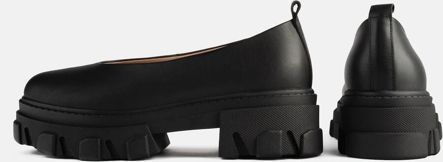 L37 HANDMADE SHOES Mocassins 'Straight Up' zwart - Foto 6