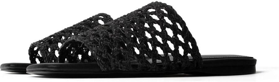 L37 HANDMADE SHOES Muiltjes 'LOST WITHOUT WORDS' zwart - Foto 6