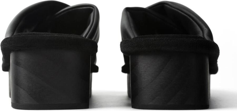 L37 HANDMADE SHOES Muiltjes 'MOON OVER TOKYO' zwart - Foto 4