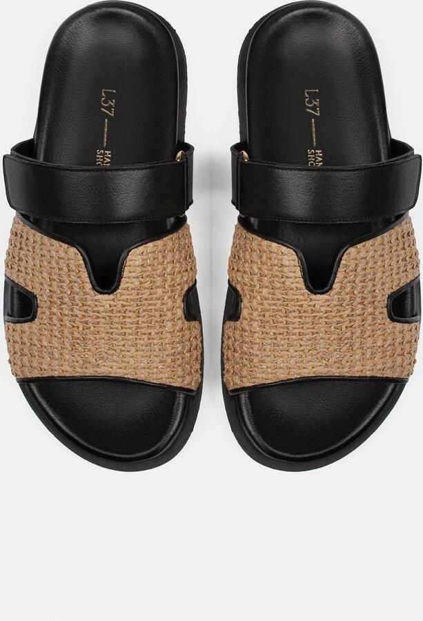 L37 HANDMADE SHOES Muiltjes 'NOT MY PROBLEM' zwart - Foto 2