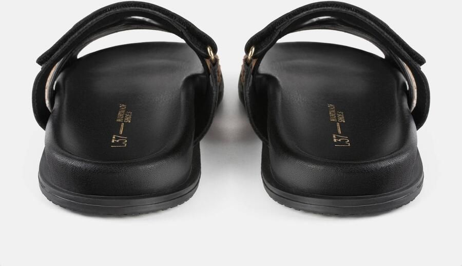 L37 HANDMADE SHOES Muiltjes 'NOT MY PROBLEM' zwart - Foto 5
