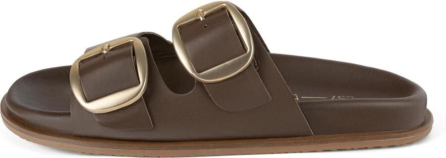 L37 HANDMADE SHOES Muiltjes 'SUMMER SOOTHE' bruin