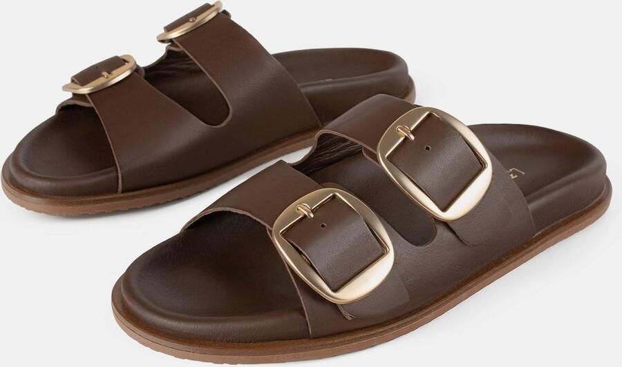 L37 HANDMADE SHOES Muiltjes 'SUMMER SOOTHE' bruin - Foto 3