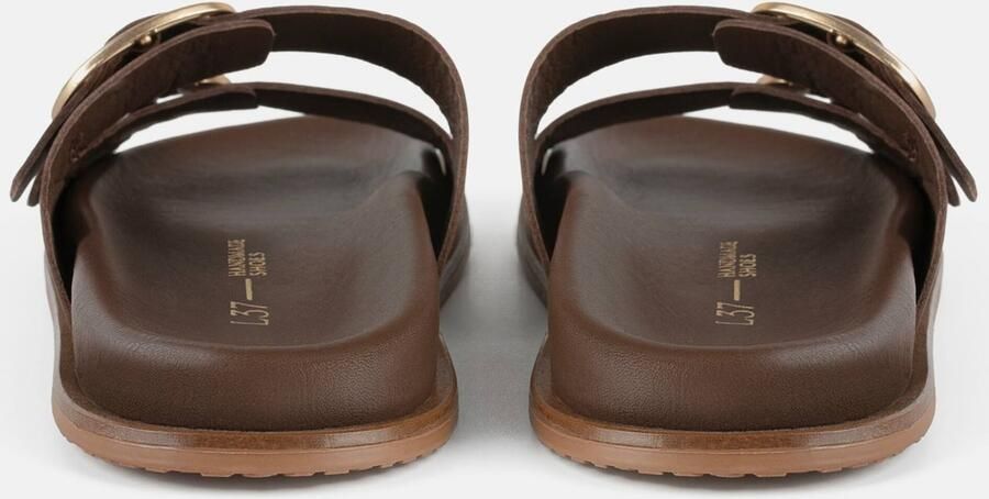L37 HANDMADE SHOES Muiltjes 'SUMMER SOOTHE' bruin - Foto 4