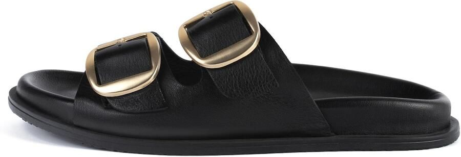 L37 HANDMADE SHOES Muiltjes 'SUMMER SOOTHE' zwart