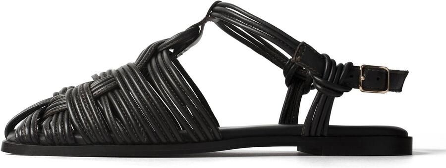 L37 HANDMADE SHOES Sandalen met riem 'LOVE LIKE EARLY JUNE' zwart