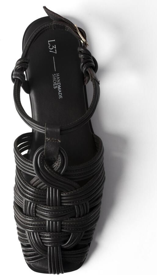 L37 HANDMADE SHOES Sandalen met riem 'LOVE LIKE EARLY JUNE' zwart - Foto 3