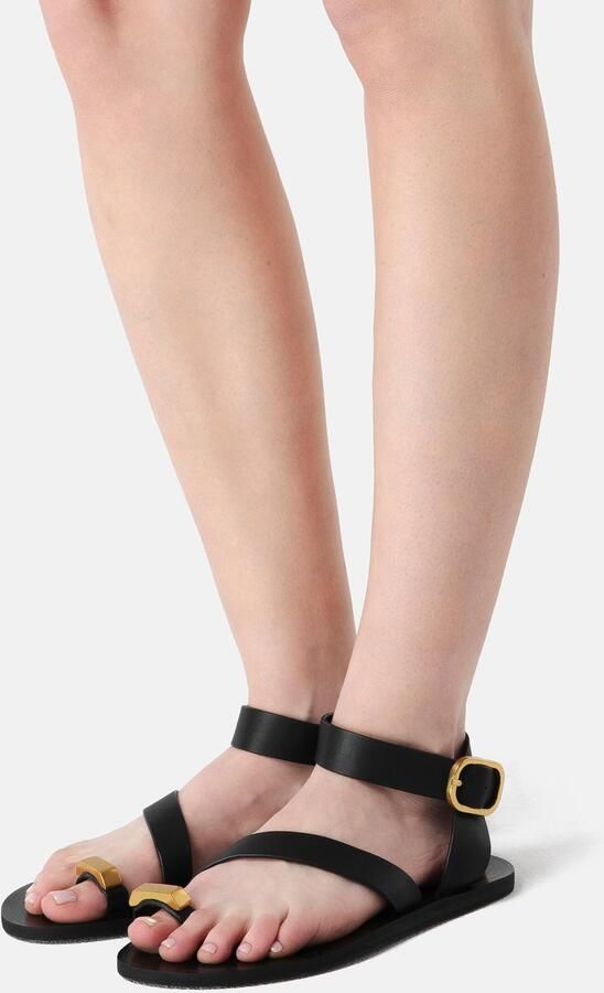 L37 HANDMADE SHOES Teenslipper 'OCEAN ODYSSEY' zwart - Foto 2