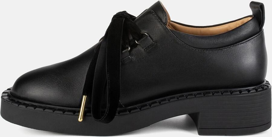 L37 HANDMADE SHOES Veterschoen 'ZERO GRAVITY GRACE' zwart
