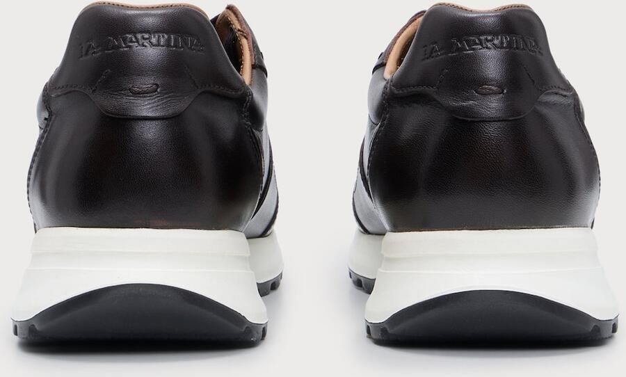 La Martina Sneakers laag 'DUSTIN' donkerbruin - Foto 5