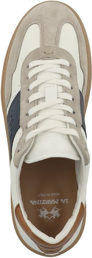 La Martina Sneakers laag 'LFM251' camel marine cognac wit - Foto 6