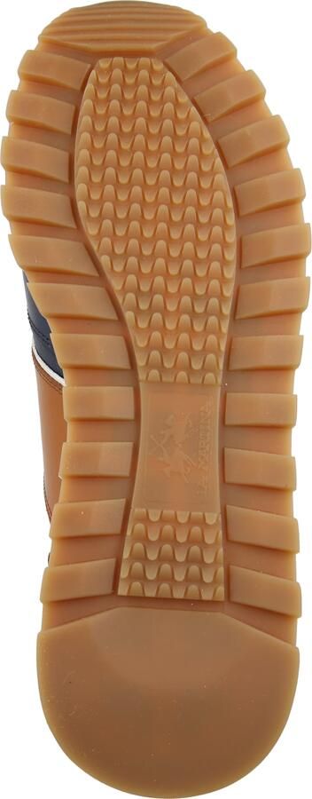 La Martina Sneakers laag 'Todi' marine cognac wijnrood - Foto 3