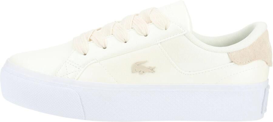 LACOSTE Sneakers laag beige wolwit - Foto 6