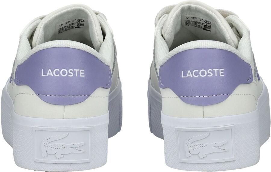 LACOSTE Sneakers laag lila wit - Foto 3