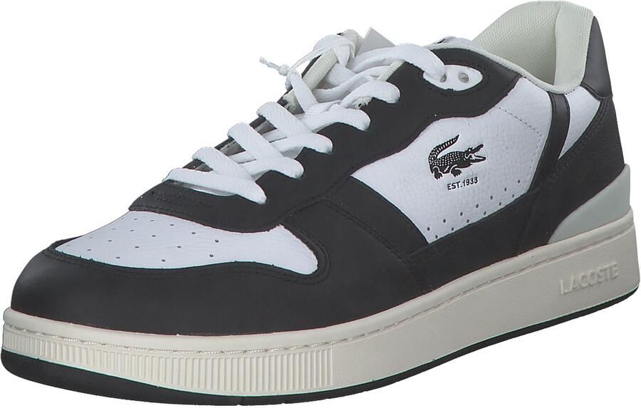 Lacoste T-Clip Set 224 Heren Sneakers Schoenen Wit-Zwart 748SMA0042147