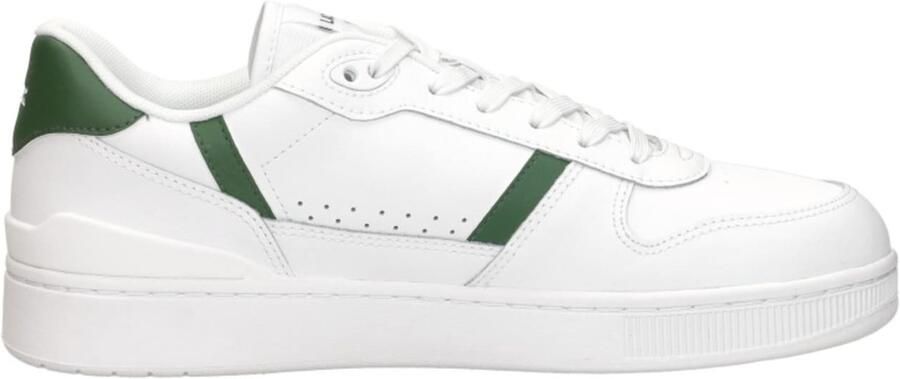 Lacoste T-CLIP SET 224 2 SMA WHT DK GRN Heren Sneakers wit-donkergroen