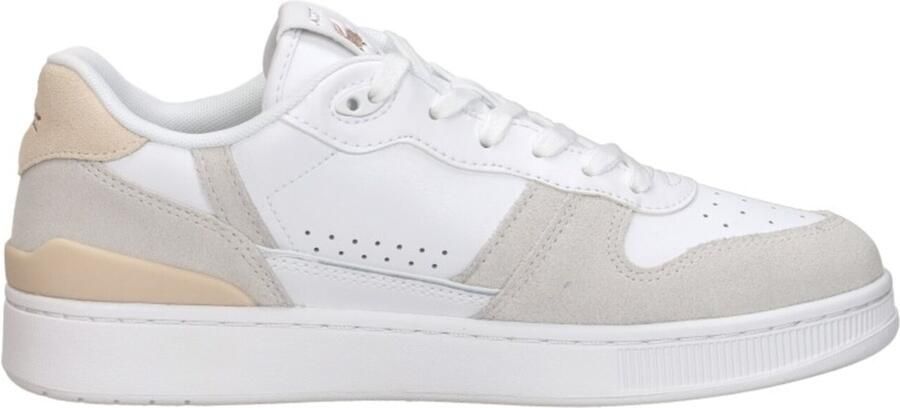 Lacoste T Clip SET Dames Sneakers Wit Roze