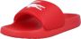 Lacoste Slippers Serve Slide 1.0 Heren Rood Wit - Thumbnail 3