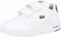Lacoste T-clip K Lage sneakers Leren Sneaker Wit - Thumbnail 6