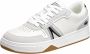 Lacoste L001 0722 2 Sma Wht Blk Schoenmaat 46 1 2 Sneakers 43SMA0075 - Thumbnail 5