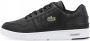 Lacoste Retro Sneaker T-clip Heren Lage sneakers Leren Sneaker Heren Zwart - Thumbnail 3