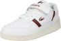 Lacoste T-Clip Velcro Leren Sneakers White Heren - Thumbnail 2