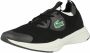 Lacoste Run Spin Knit Black Off White Sneakers Heren - Thumbnail 2