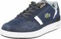 Lacoste T-Clip leren sneakers donkerblauw wit - Thumbnail 3