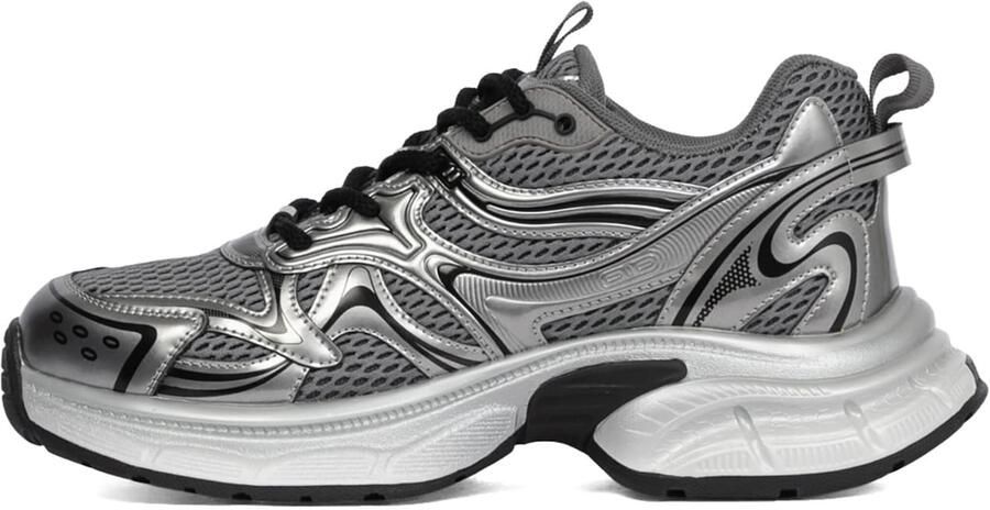 L'Arte Milano Sneakers laag zilver