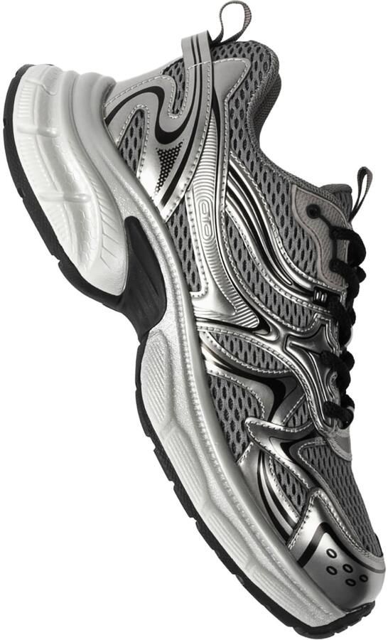 L'Arte Milano Sneakers laag zilver - Foto 4