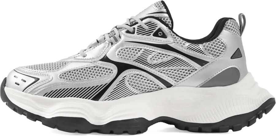 L'Arte Milano Sneakers laag zilver