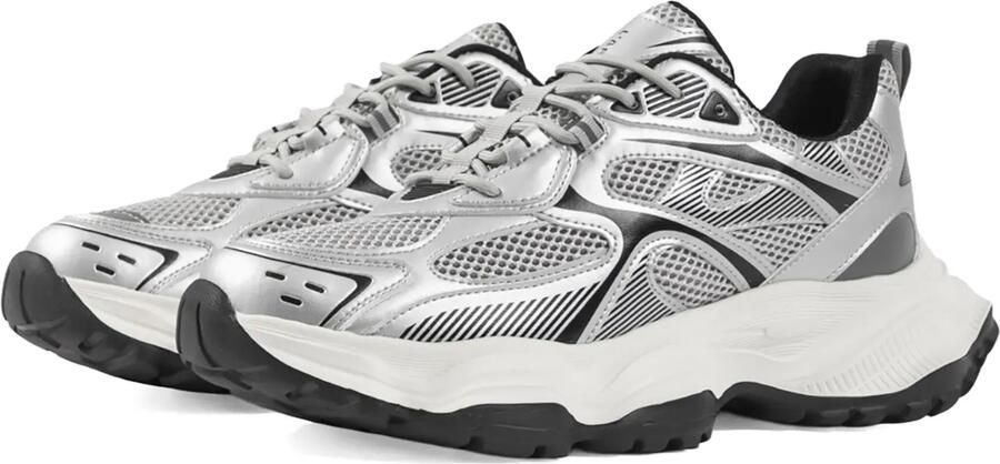 L'Arte Milano Sneakers laag zilver - Foto 6